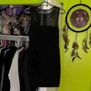 JustFab Black Mini Dress